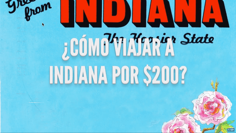 ¿Cómo viajar a Indiana por $200?